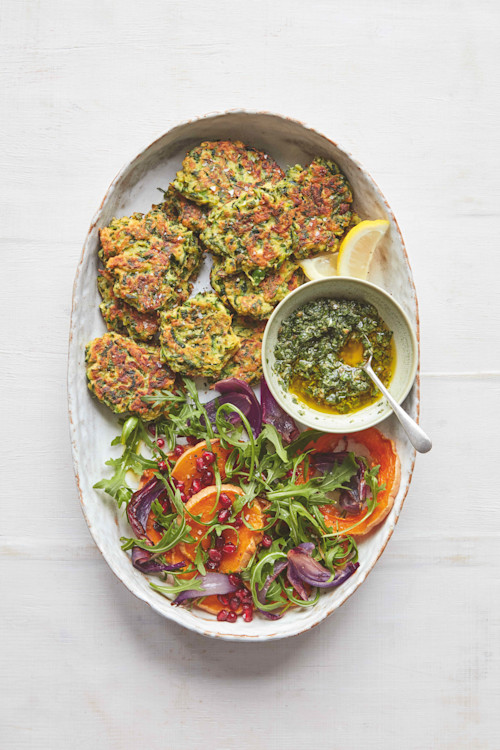 Courgette & Herb Fritters